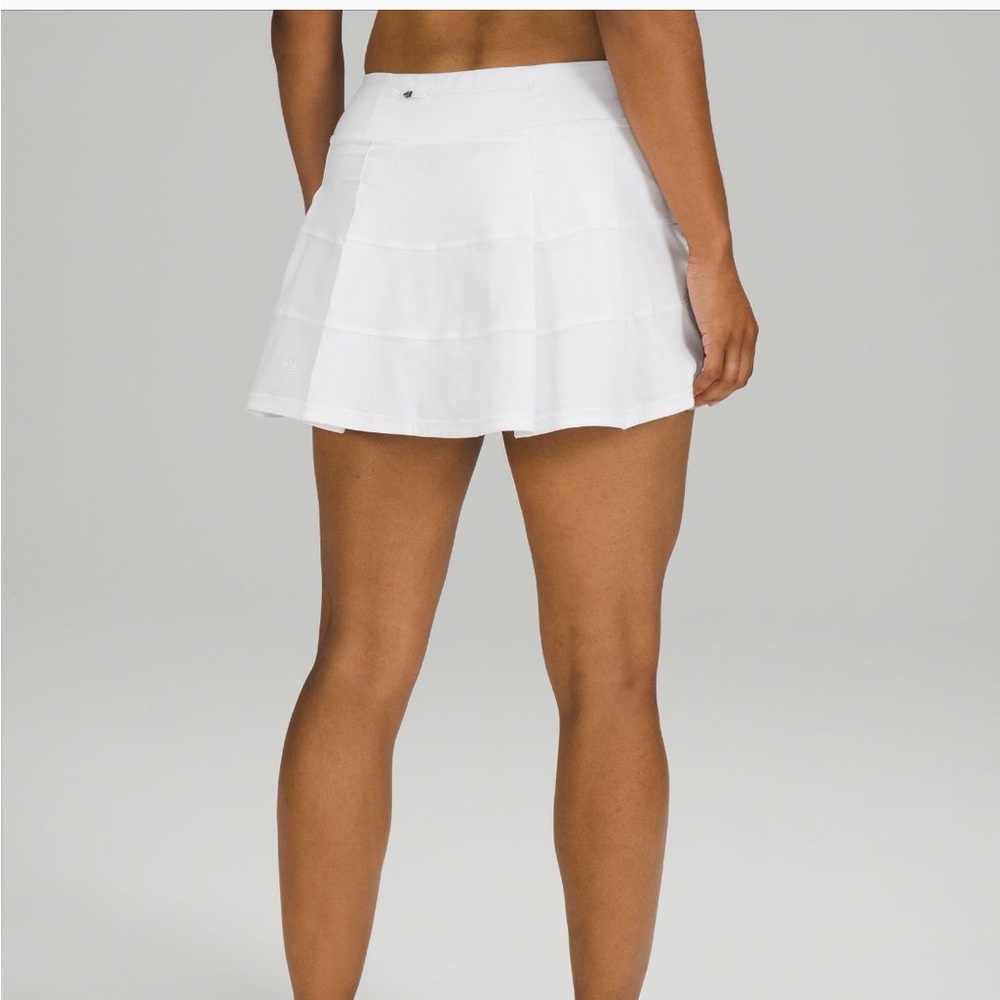 Lululemon Pace Rival Mid-Rise Skirt Long White
